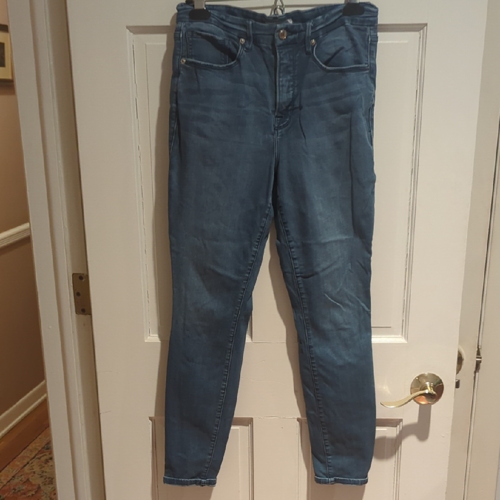 Good American Denim Blue Skinny Jeans